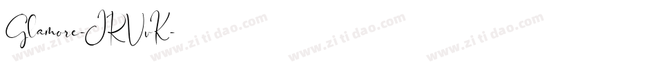 Glamore-JRVvK字体转换