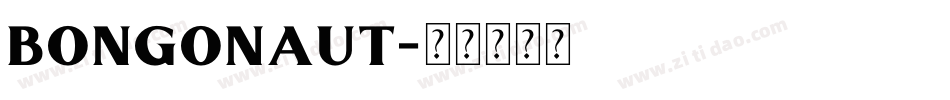 BONGONAUT字体转换