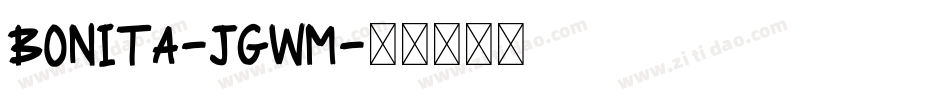 Bonita-JgWM字体转换