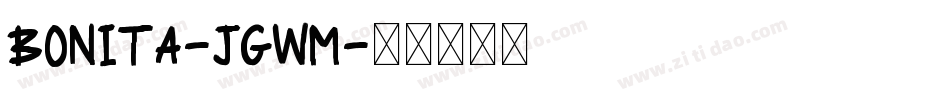 Bonita-JgWM字体转换