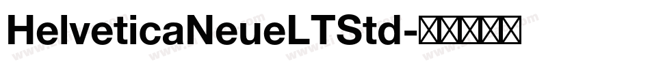 HelveticaNeueLTStd字体转换