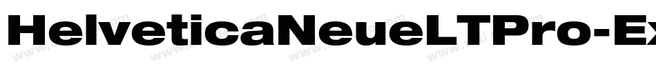 HelveticaNeueLTPro-Ex字体转换