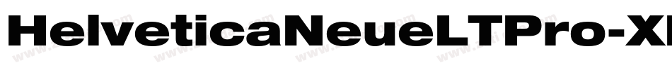 HelveticaNeueLTPro-XBlkCn字体转换