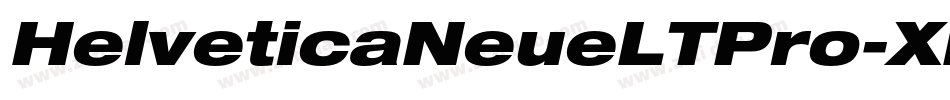 HelveticaNeueLTPro-XBlkCn字体转换