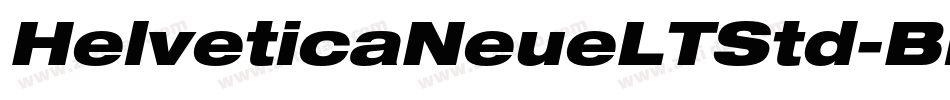 HelveticaNeueLTStd-BlkExO字体转换 HelveticaNeueLTStd-BlkExO字体转换