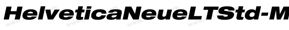 HelveticaNeueLTStd-MdExO字体转换