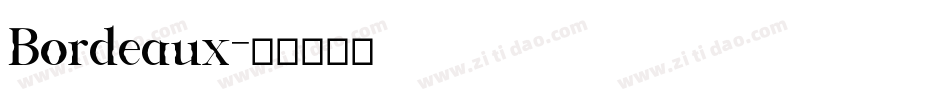 Bordeaux字体转换