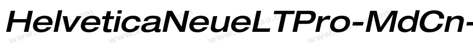 HelveticaNeueLTPro-MdCn字体转换