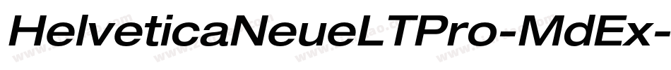 HelveticaNeueLTPro-MdEx字体转换
