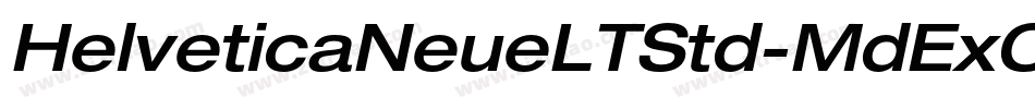 HelveticaNeueLTStd-MdExO字体转换