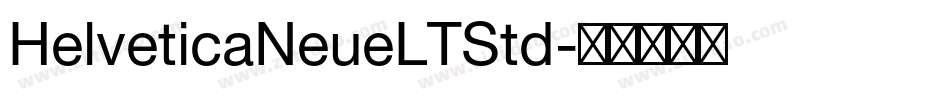 HelveticaNeueLTStd字体转换