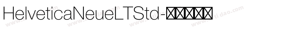 HelveticaNeueLTStd字体转换