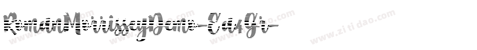 RomanMorrisseyDemo-Ea4Gr字体转换