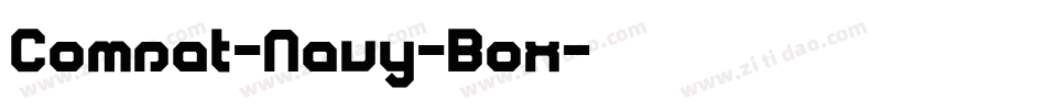 Comsat-Navy-Box字体转换
