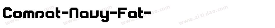 Comsat-Navy-Fat字体转换
