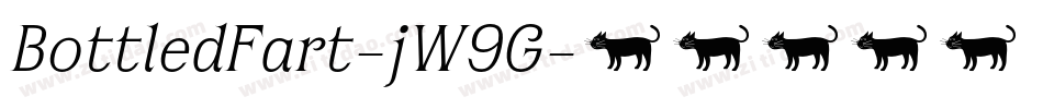 BottledFart-jW9G字体转换