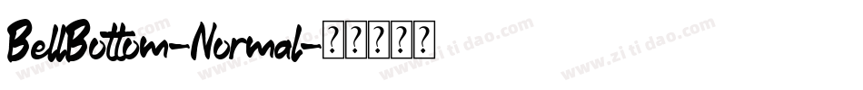BellBottom-Normal字体转换
