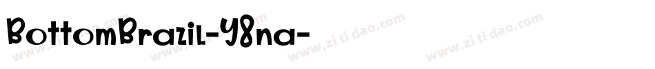 BottomBrazil-Y8na字体转换