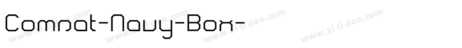 Comsat-Navy-Box字体转换