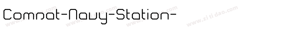 Comsat-Navy-Station字体转换