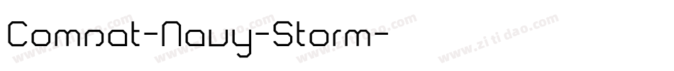 Comsat-Navy-Storm字体转换