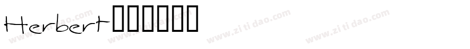 Herbert字体转换