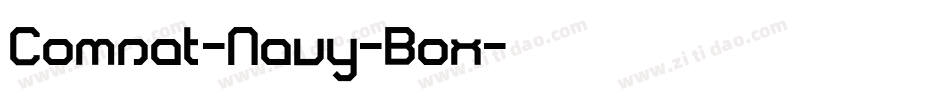 Comsat-Navy-Box字体转换