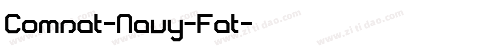 Comsat-Navy-Fat字体转换