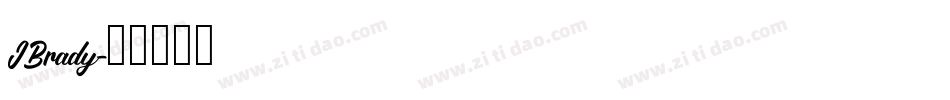 JBrady字体转换