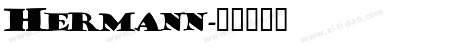Hermann字体转换