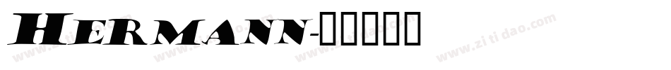 Hermann字体转换