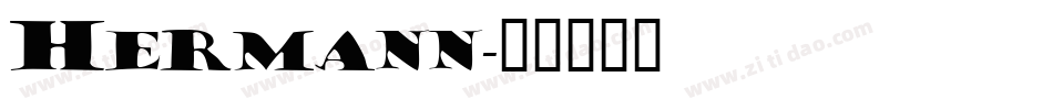 Hermann字体转换