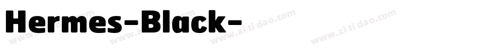 Hermes-Black字体转换