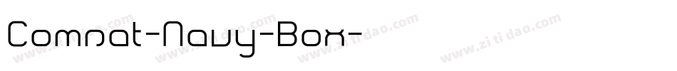 Comsat-Navy-Box字体转换