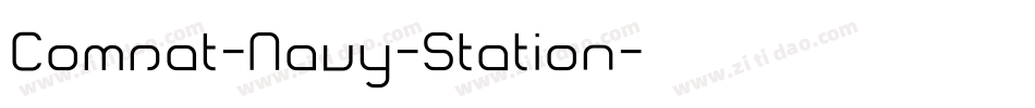 Comsat-Navy-Station字体转换