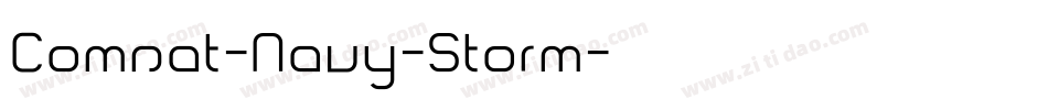 Comsat-Navy-Storm字体转换