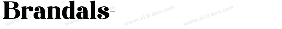 Brandals字体转换