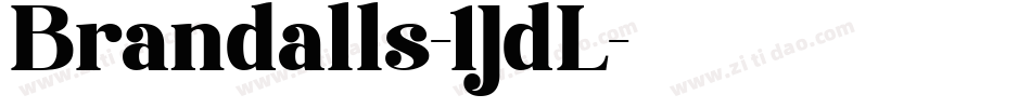 Brandalls-1JdL字体转换