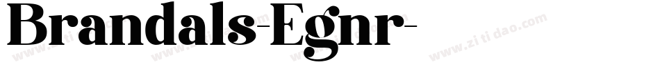 Brandals-Egnr字体转换