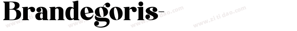 Brandegoris字体转换