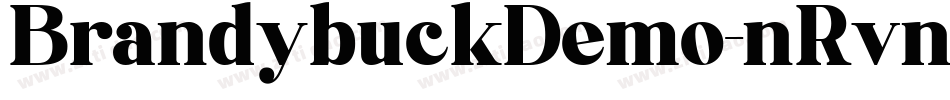 BrandybuckDemo-nRvnR字体转换