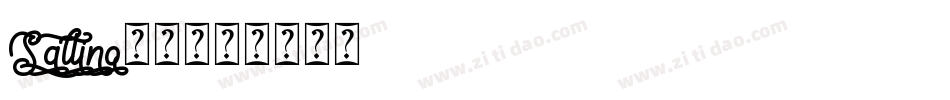 Saltino-2字体转换