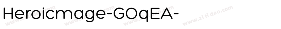 Heroicmage-GOqEA字体转换