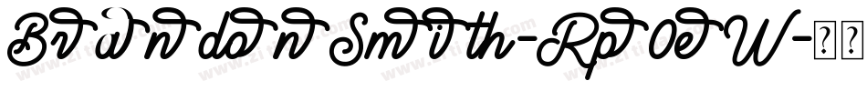 BrandonSmith-Rp0eW字体转换