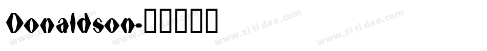 Donaldson字体转换
