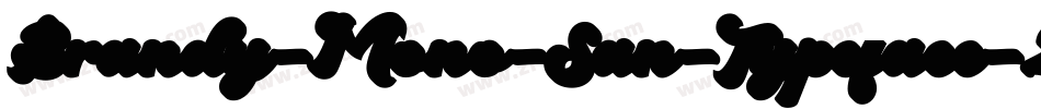 Brandy-Mono-San-Typeface-2字体转换
