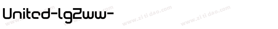 United-lgZww字体转换