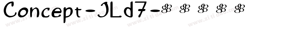 Concept-JLd7字体转换