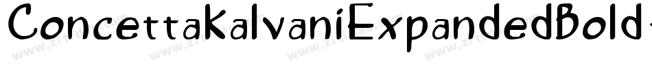ConcettaKalvaniExpandedBold-VaEe字体转换 ConcettaKalvaniExpandedBold-VaEe字体转换