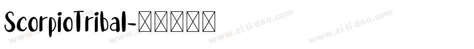 ScorpioTribal字体转换